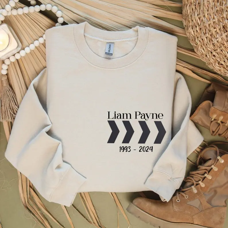 Liam Tattoo Sweatshirt, Tribute Shirt, In Memory Of 1D Singer, Rip Liam Payne, One Direction Fan Tribute, Unisex Tee 3