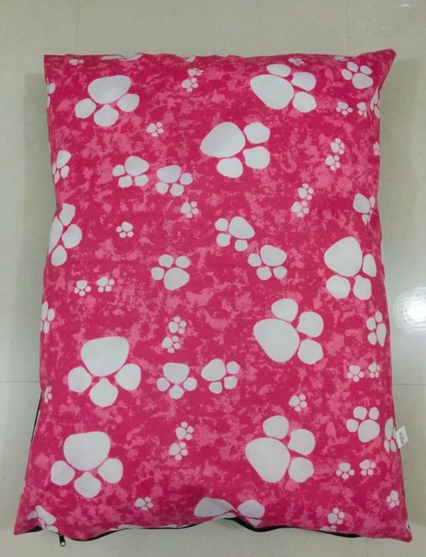 Large & Extra Large Polycotton Dog Bed | Random Colours Washable Zipped Cushion | Soft Cosy Dog Replaceable Zipped Washable Cover Pet Dog Bed Supplies Pet Pillow Available In Random Colours |Pet Dog Bed Cat Beds Luxury Soft Washable Puppy Cushion Pet 6