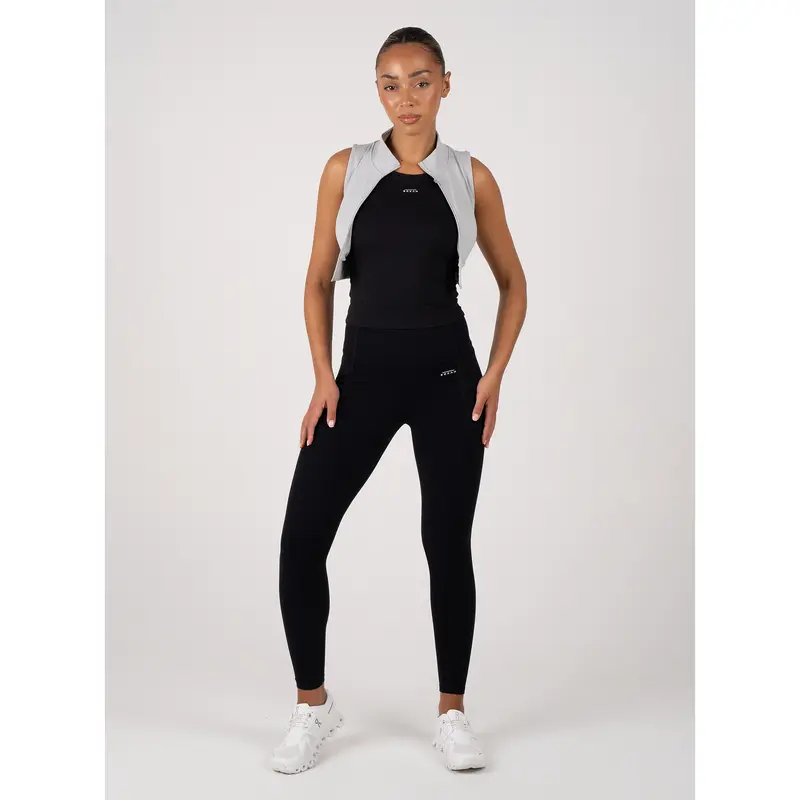Zip-up Performance Sports Bra | Grey 6