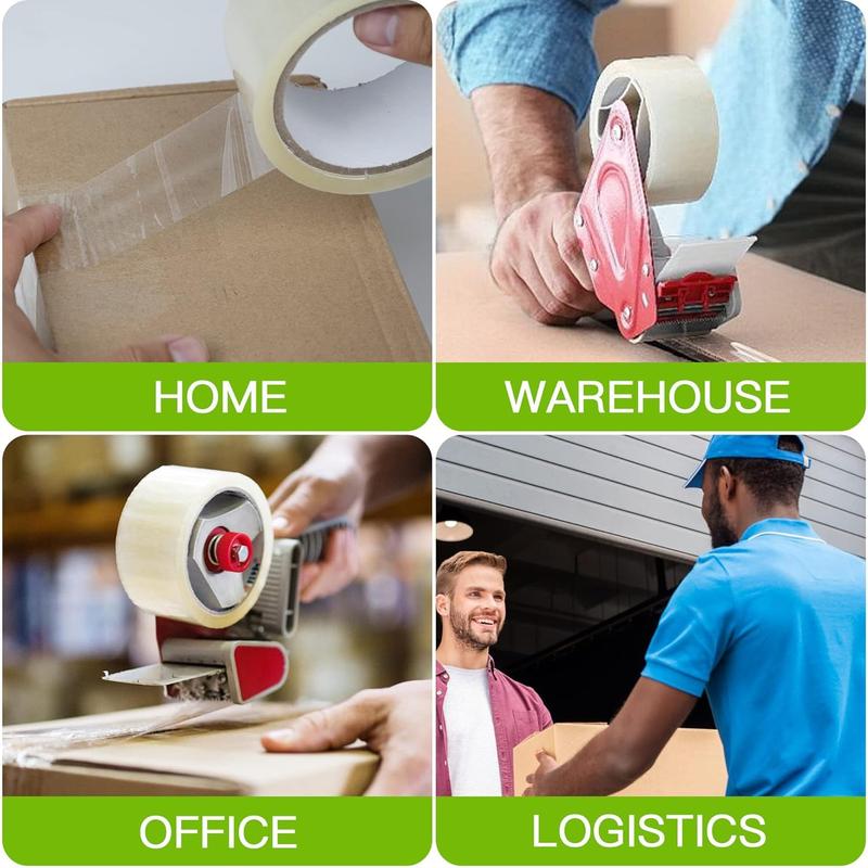 6 X Heavy Duty 48mm X 66m Strong Packaging Tape Self Adhesive - High-Strength - Secure Sticky Tape for Parcel Boxes & Moving Boxes 3