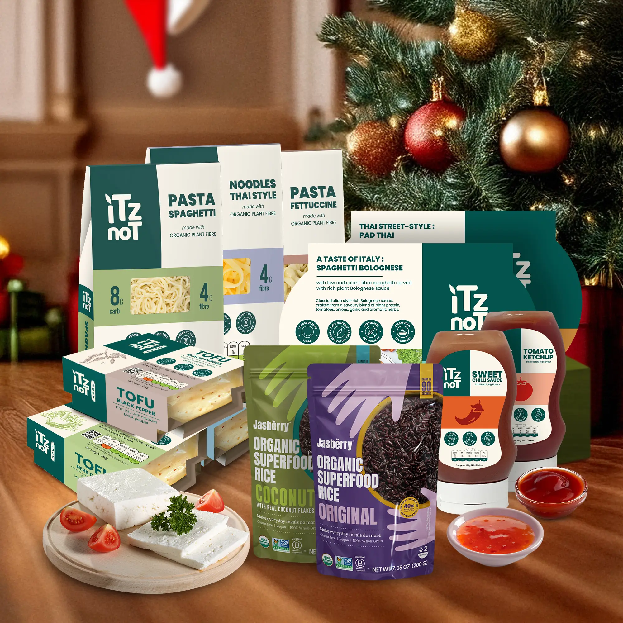 iTz noT Just Christmas Hamper: A Box of Plant-Based Vegan Delights Gift