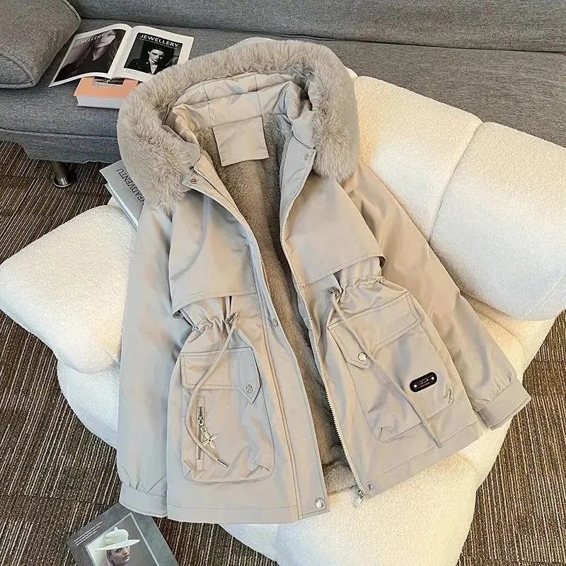 Winter Parkas Jacket Women New Fashion Korean Loose Hooded Thick Warm Casual Cotton Padded Coat Female Overcoat Casual Lady Tops Womenswear UnderwearFashion