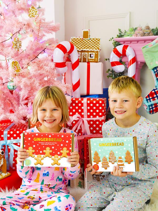Gingerbread Biscuit Trees Letterbox Decoration Kit 3