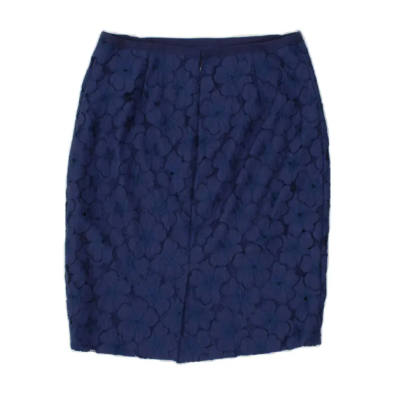 Pre-Owned Vintage LUISA SPAGNOLI Womens 2 Button 2 Piece Skirt Set IT 44 Medium W28  Blue 5