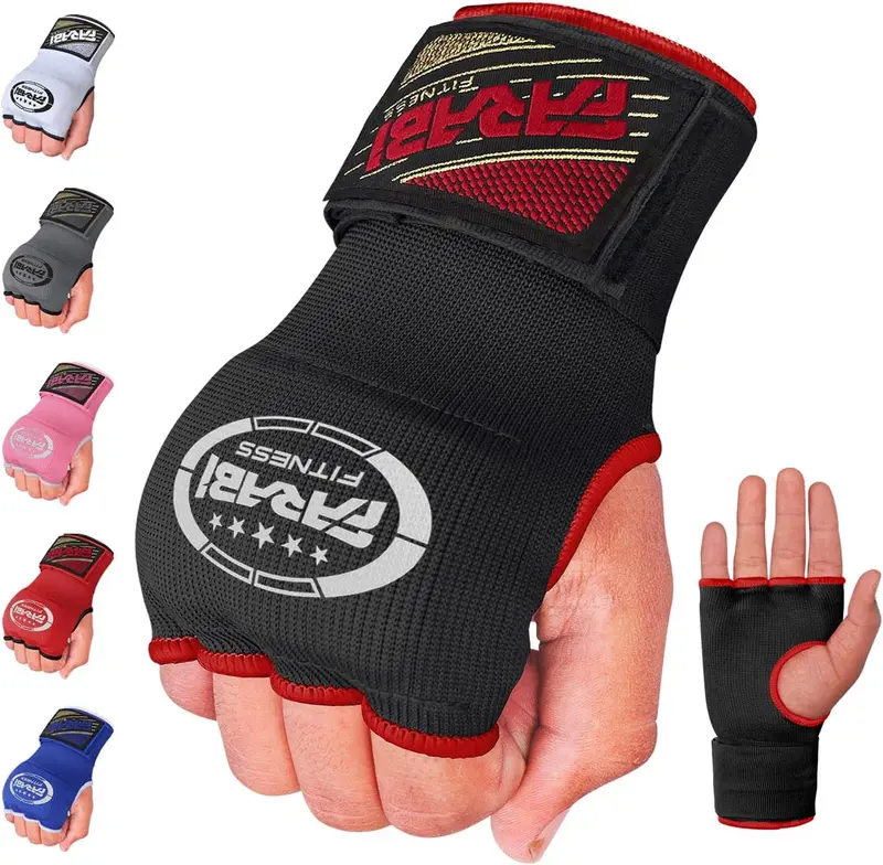 Farabi Kids Junior Inner Hand Wraps Gloves Easy Gel Padded Boxing Easy Gloves Pair 0