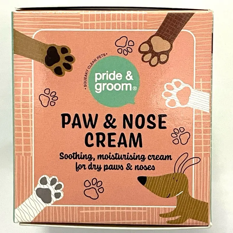 Pride & Groom Paw & Nose Cream - Soothing Moisturizer for Dry Paws and Noses