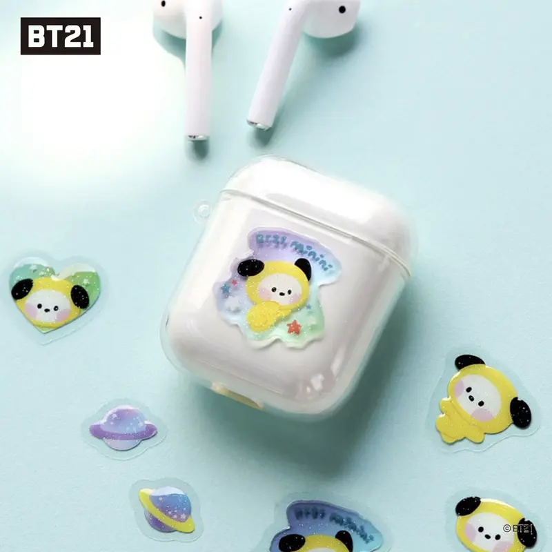 BT21 Minini Flake Sticker - Chimmy Tata Koya Cooky Mang Shooky RJ [LINE FRIEDNS Official Product] 6