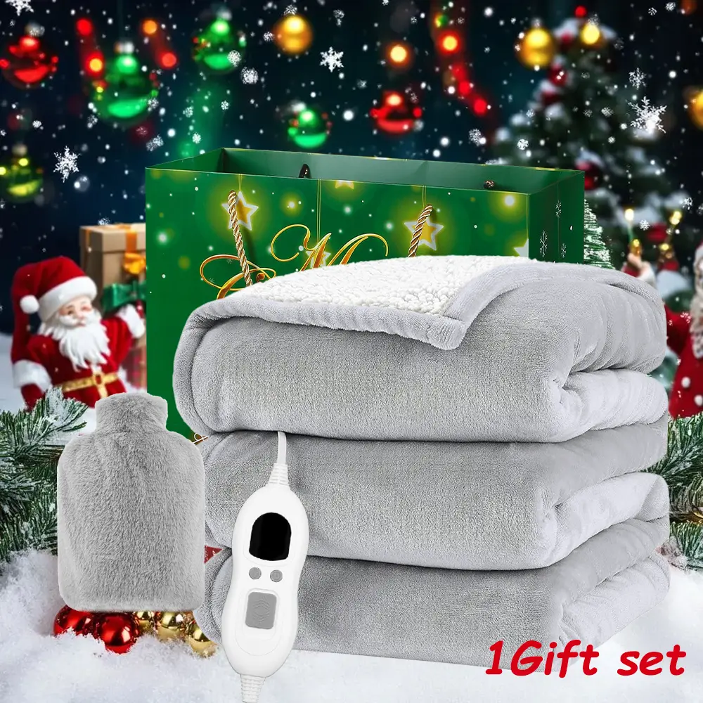 Heated Electric Blanket, Heated Blanket Electric Throw With Auto Shut-off & 6 Heat Level Controls, Perfect Gift For Your Family Gift, Friends Gift, Lovers Gift, as Birthday Gift, Christmas Gift, Xmas Gift, New Year Winter Warmth Comfort Gift. 130cm*160cm