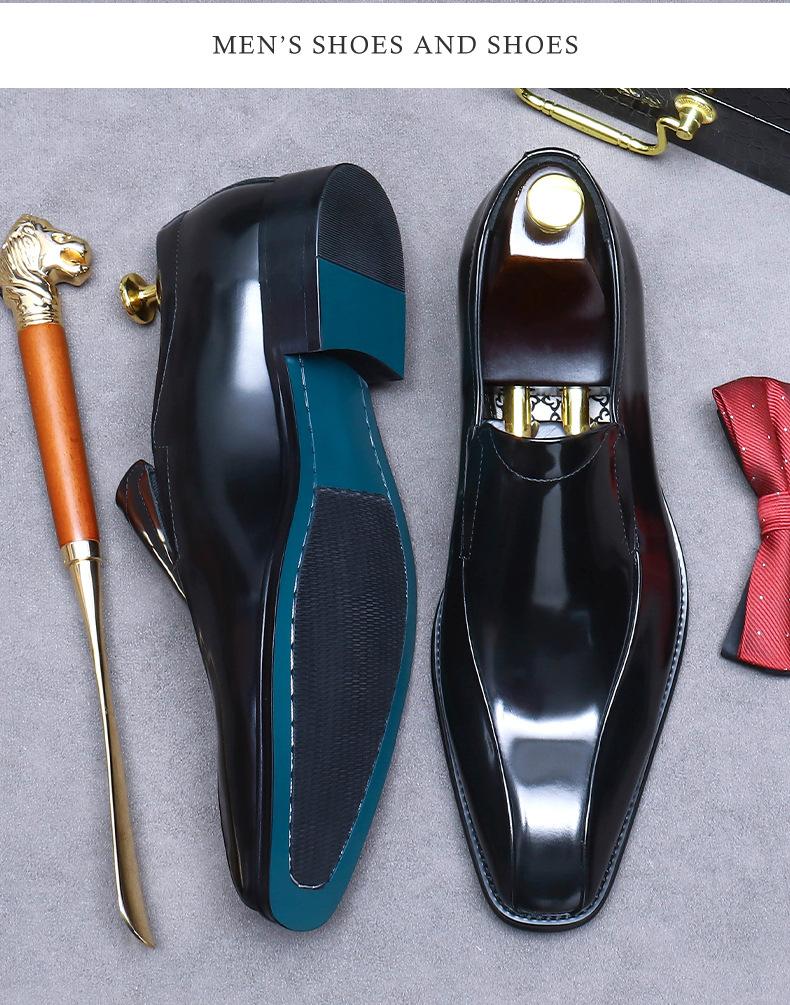 Product Introduction of Business Formal Wear Shoes Cowhide Men's Office Shoes 13