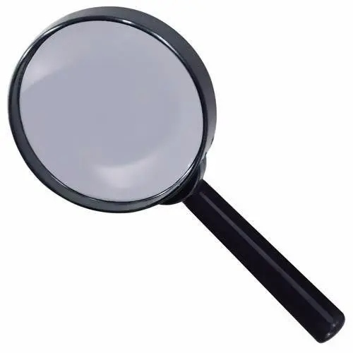 Multi Purpose Handheld  Magnifying Glass 90mm Black Frame 0605 (Parcel Rate) 2