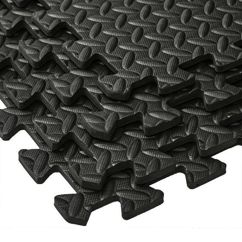 20 Tiles Gym Floor Mat Tiles Soft Smooth EVA Foam Yoga 6
