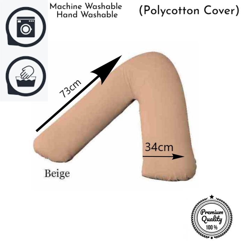 ARLINENS Polycotton V Support Pillowcase - Comfortable, Machine Washable, Available in Multiple Colors 5