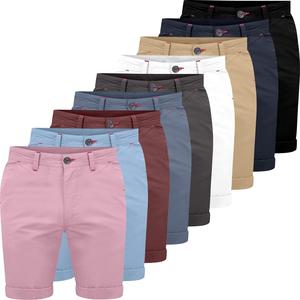 Mens Slim Fit Stretch Chino Shorts Half Pant Casual Summer Cargo Casual Spandex Cotton Menswear Relaxed Fit