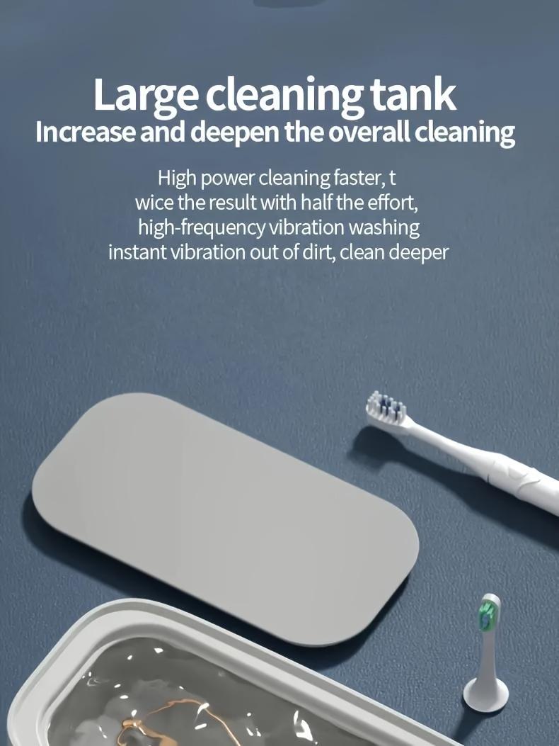 Product Introduction of Versatile Cleaning Wizard - Ultra-Portable, 360° Deep Clean, Rechargeable & USB-Powered, High-Frequency Vibration Technology - Effortlessly Revitalizes Jewelry, Glasses, Watches & More 1