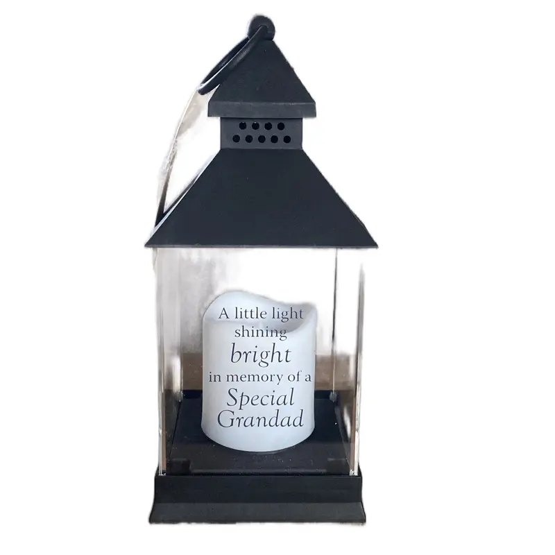Grandad Grave memorial light up lantern 0