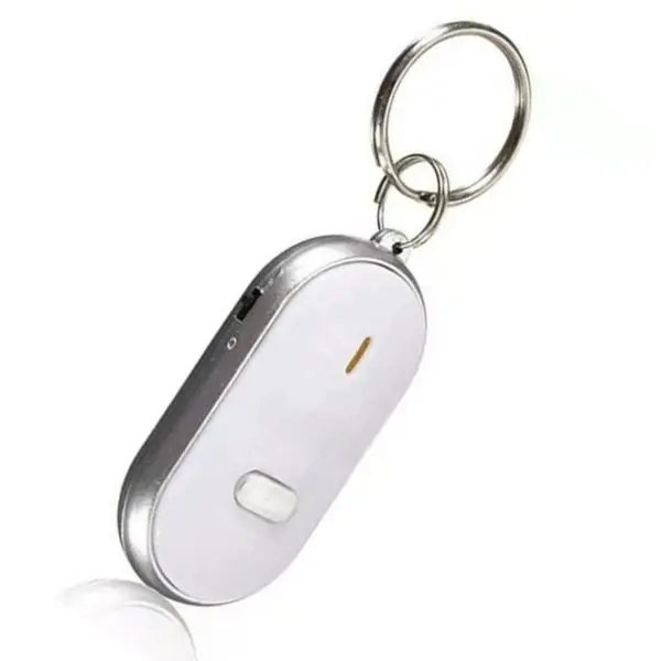 KeyFinder, Keychain Locator for Finding Lost Keys, Smart Key Finder with Anti-Lost Features, Whistle Activation, LED Sound Keychain, Alarm, and Flashing Light Device 8