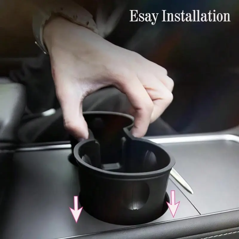 Cup Holder For Tesla Model Highland Center Console Storage Box Armrest Organiser Insert Phone Holder Accessories 6