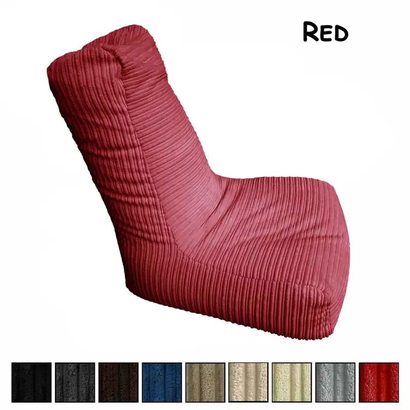Jumbo Corduroy High Back Seater Gaming Beanbag Chair for Kids & Adults. Various colours available. Filling Included. 7