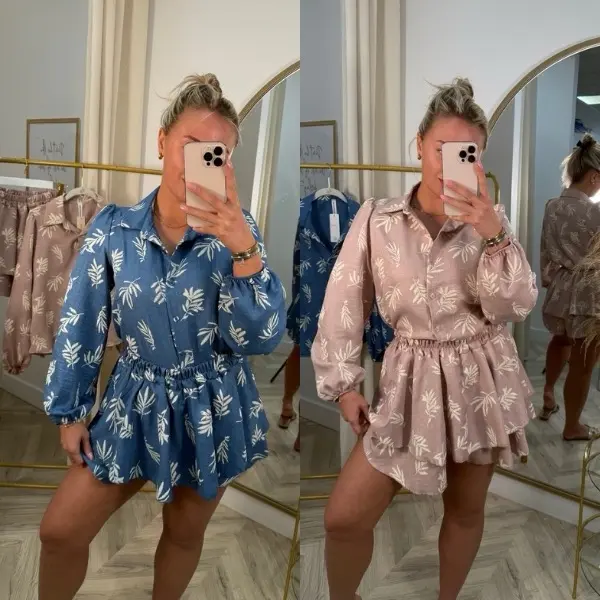 Bailey Patterned Skort Co-ord Set