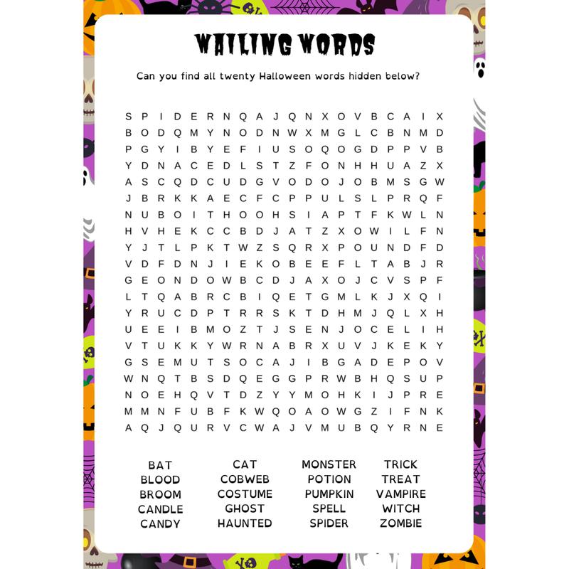 Children's Halloween Activity Pack (A4 Book) 2