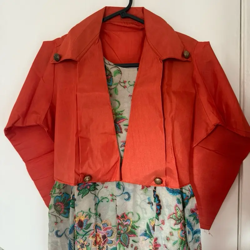 Women's Jacket Frock for Perfect Summer/Spring Wear - Womenswear, Coats Tops Comfort Outerwear Long Sleeve Basic 2 piece