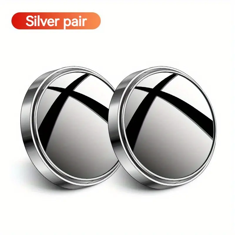 2pcs Car Rearview Mirror High-definition Round Mirror 360-degree Adjustable Blind Spot Mirror Wide-angle Mirror, Increase Child's Safety In The Car 5