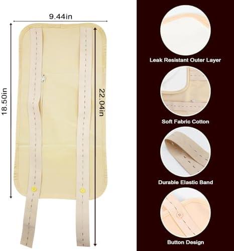 Castor Oil Pack,Castor Oil Pack Wrap Kit, Reusable Castor Oil Compress Wrap, Castor Oil Wrap for Liver Detox, Comfort Sleep, Improve Abdominal Muscles and Digestive Constipation (1Pcs) 4
