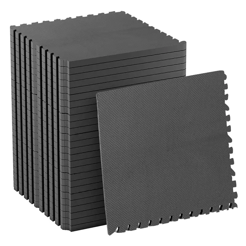 EVA INTERLOCKING FLOOR MATS SOFT FOAM GYM FLOORING MAT YOGA TILES 10 MM 60X60Cm 1