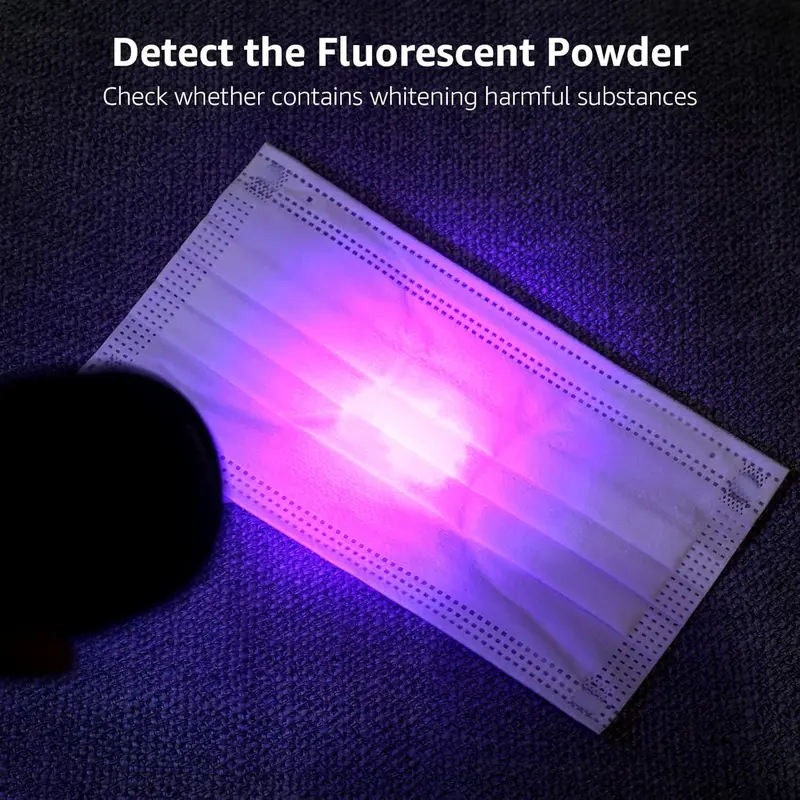 Urine Detectors Lepro LE UV Torch, 9 LED 395nm Ultraviolet Flashlight, Blacklight Detector for Pet Urine, Stain, Bed Bugs and More, 3 AAA Batteries Included [Energy Class F] 8