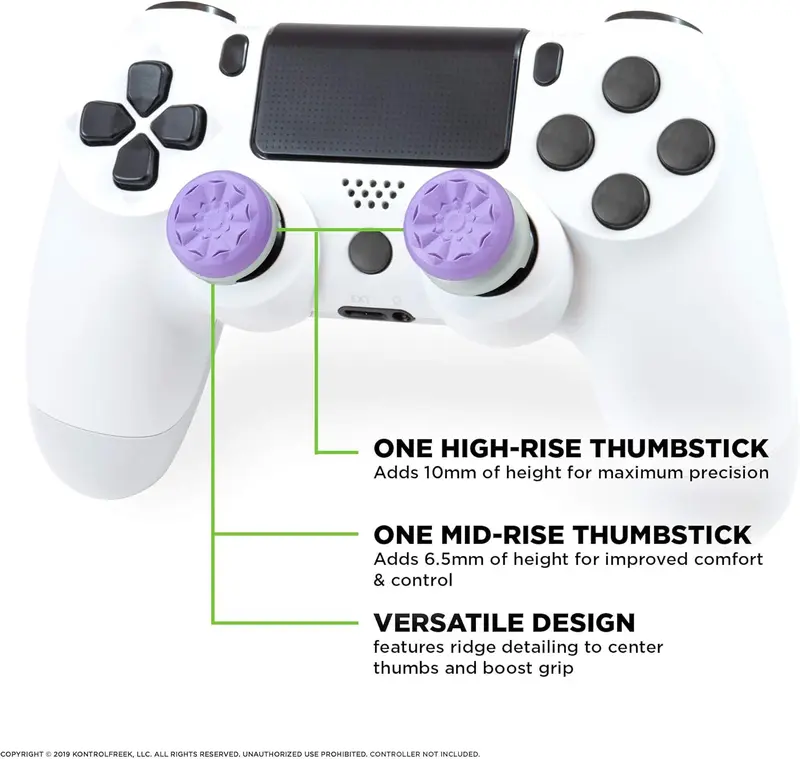 KontrolFreek Galaxy & FPS Freek – Performance Thumbsticks for PS5, PS4 & Xbox, Enhanced Grip & Control 3