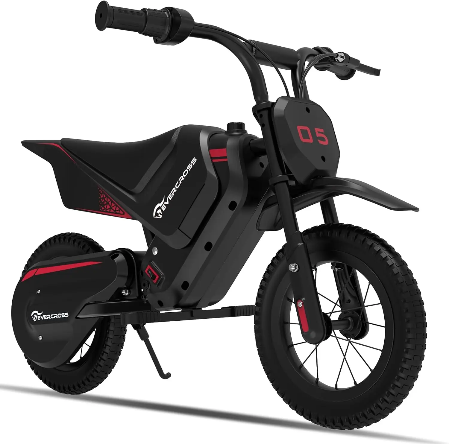 EVERCROSS EV05M Electric Motorcycle for Kids - 150W, 12'' Moto Cross, Long-Range, 2 Speeds, Safe Handbrake System, Best Gift for Kids Aged 3-12 Year