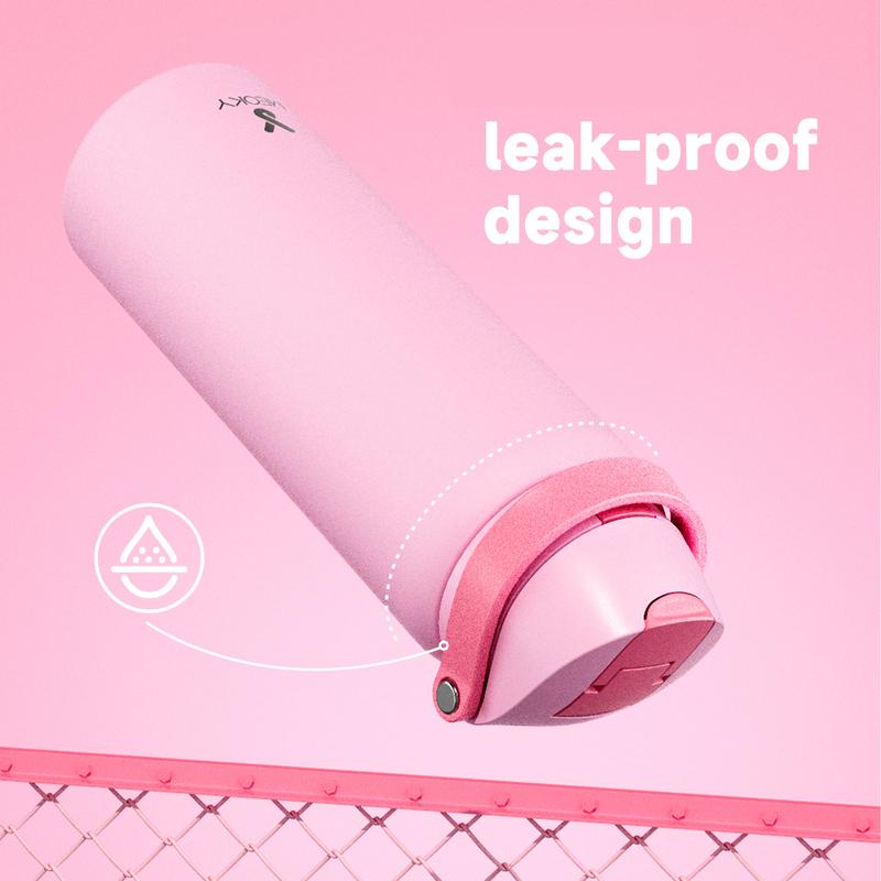 Product Introduction of 【MEOKY BOUNCE CUP】Vacuum Insulated Stainless Steel Water Bottle - Lightweight & Leakproof with Bevel Lid, BPA-Free - Ideal for Office, Travel & Sports 1