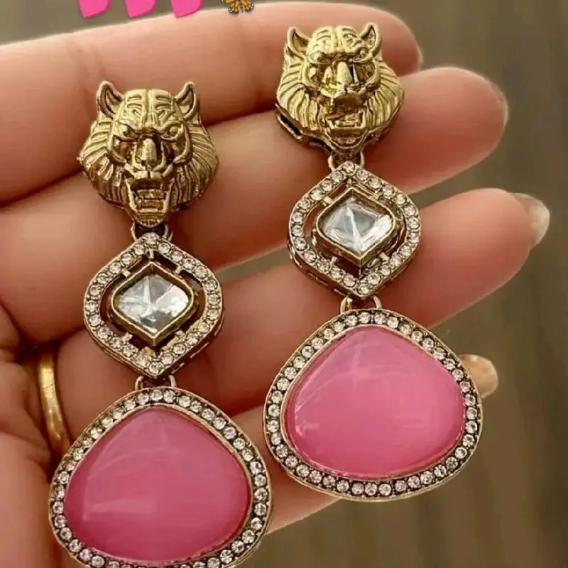 Bollywood Style Sabyasachi Earring for Indian/Pakistani Asian Women 4