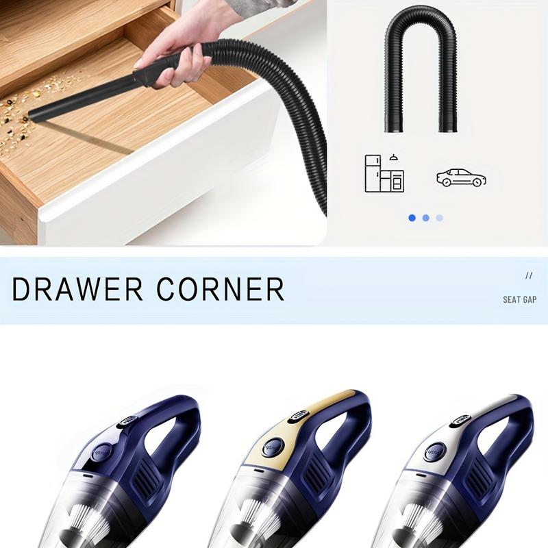 Product Introduction of Powerful Portable Wireless Handheld Vacuum Cleaner for Car, Home, Office with USB Charging and Variety of Accessories 4