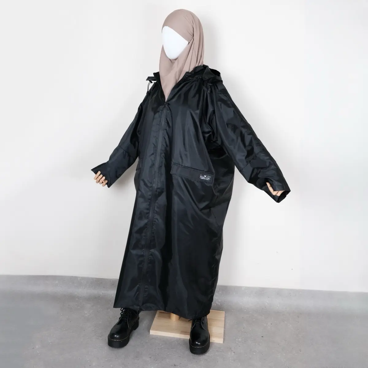 Bisht Abaya Raincoat 100% Waterproof | Abaya jacket, butterfly abaya, winter abaya