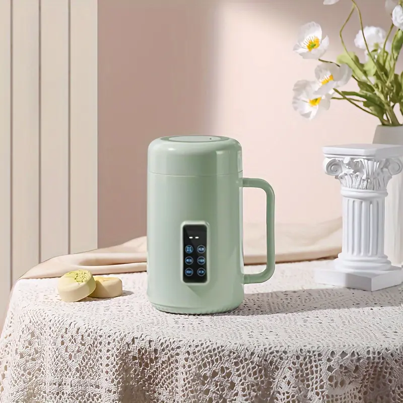 1pc Exquisite Healthy Pot, Multifunctional Electric Hot Pot, Mini Convenient Cooking, Tea Cooking, Soup Cooking, Drinks, Sweet Soup, Noodles, One Machine Multi-functional 12 Hours Prediction, Fully Hold Time, Temperature Control Protection, Quiet 6