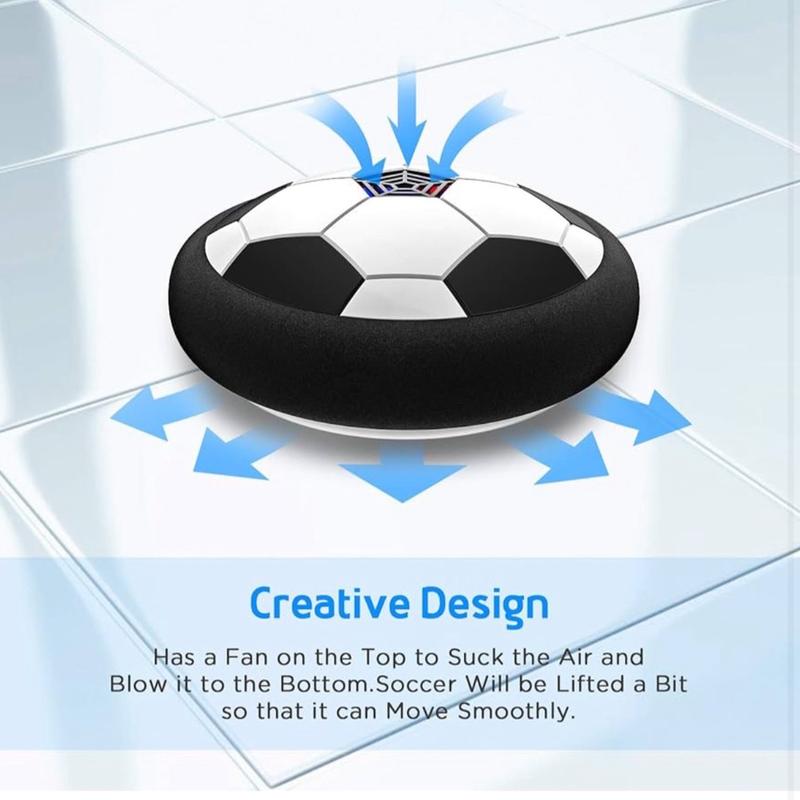 LED Hover Soccer Ball - Air Power Training Ball Playing Football Indoor Outdoor Game for Kids - Birthday Gifts for Boys Age 3-12 4