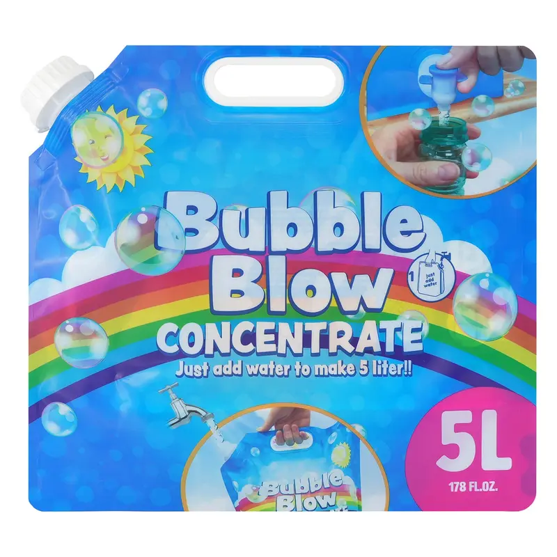 Bubble Blow Concentrate Liquid Soap Bubble Refill Solution Outdoor Toys Bubble Mixture for Bubble Machines Bubble Gun 1L/ 2L/ 5L 2