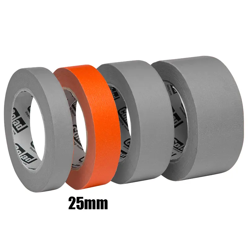 Colad Orange Masking Tape (Individual Rolls) - High Temperature and UV Resistant! 2