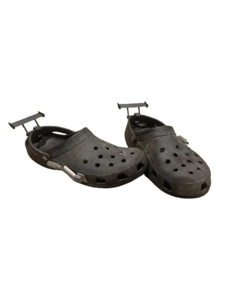 Plastic Exhaust and Spoiler Croc Charms - Plastic Car-Themed Charms for Crocs Footwear Shoe Comfort Decor Parent
