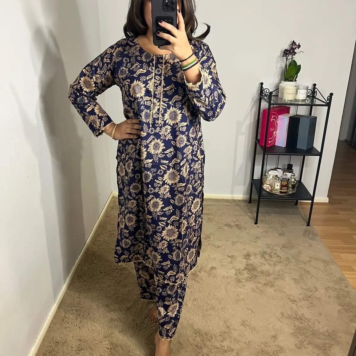 Baroque Linen 2 Piece Women’s Asian Co Ord - Casual Womenswear