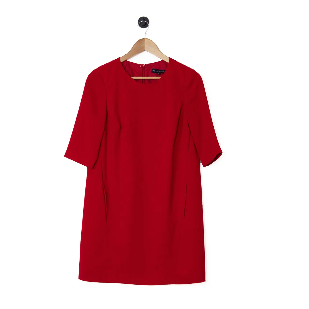 Red Shift Dress