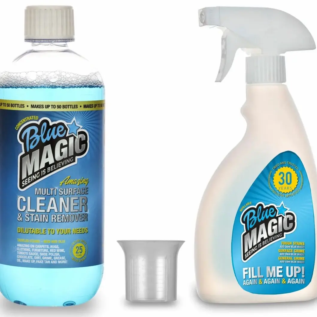Blue Magic Cleaning Concentrate Makes up to 50 Bottles Cleaner Household