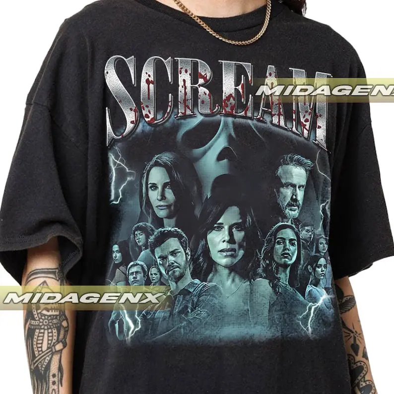 Limited Scream 90'S Vintage T-Shirt, Gift For Women And Man Unisex T-Shirt