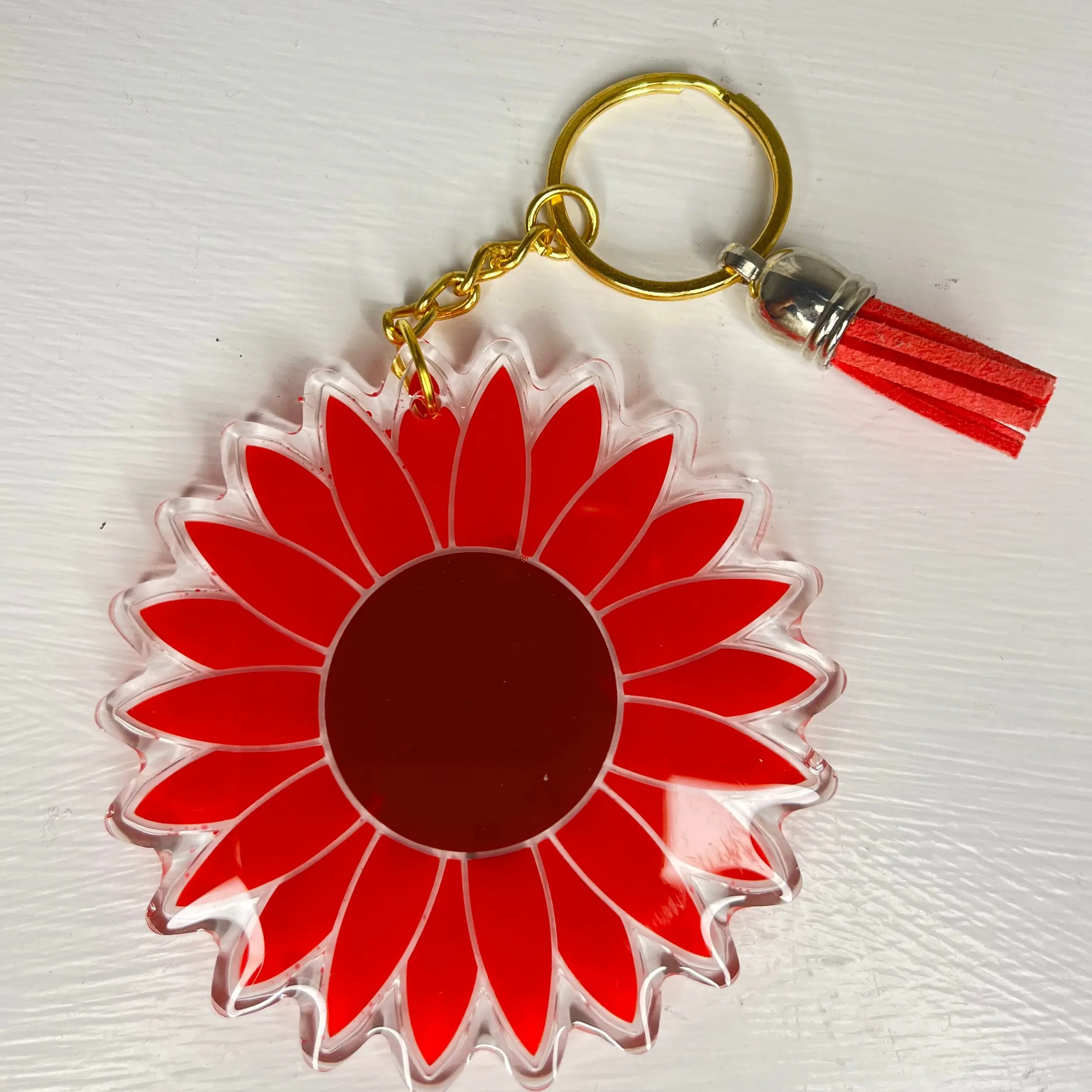 Personalised Sunflower Keychains - Perfect for Home and Car Decor