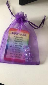 Product Review of Worry Bear Keepsake Bear, Anxiety, Mental Health - Gift Present Ideas from o**0 2