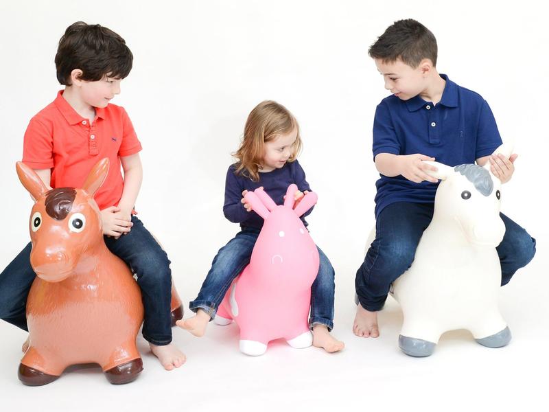 Pink Cow - Happy Hopperz Children Toy for Boys and Girls. Our kid's toy is perfect for muscle and core development, an educational toy, or a kids' gift. This pink animal hopper is great for hours of endless fun and can be used as an outdoor or indoor toy. 6