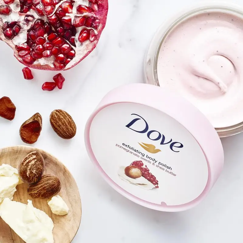 Dove Pomegranate Seeds & Shea Butter Body Scrub 225 ml 3