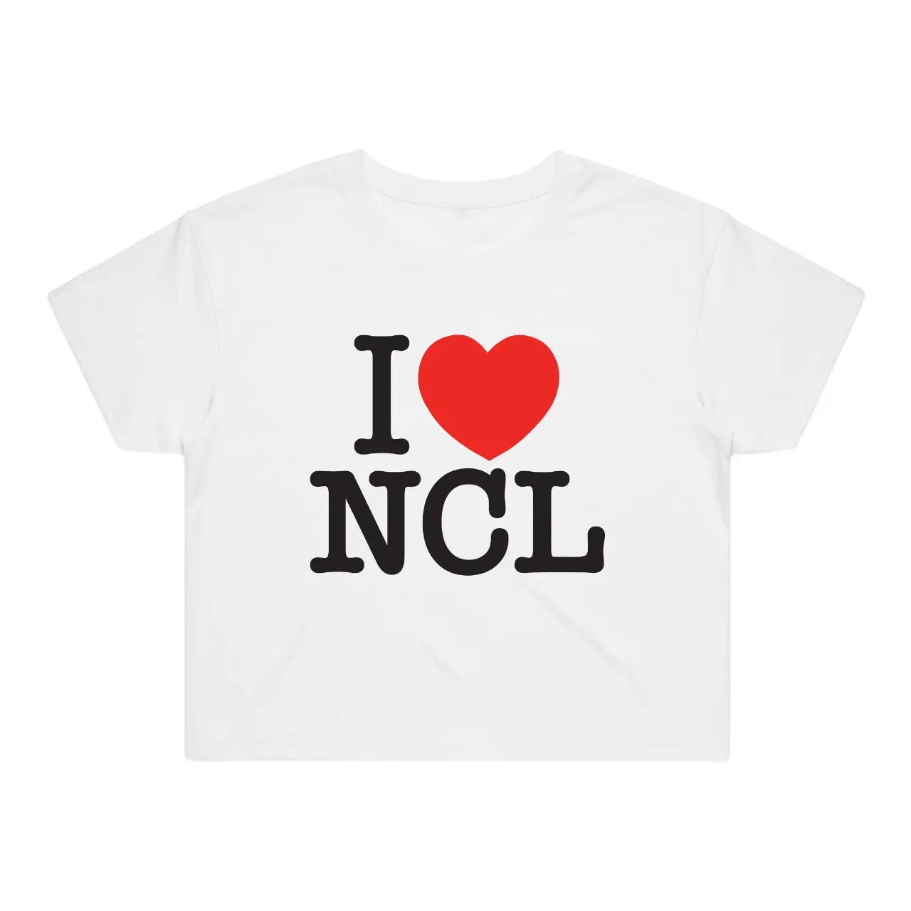 I Love Newcastle Crop Top