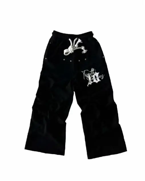 2025 New Fleece Embroidered Sports Pants Trapstar Letter Casual Street Youth Plus Sweatpants Movement 6